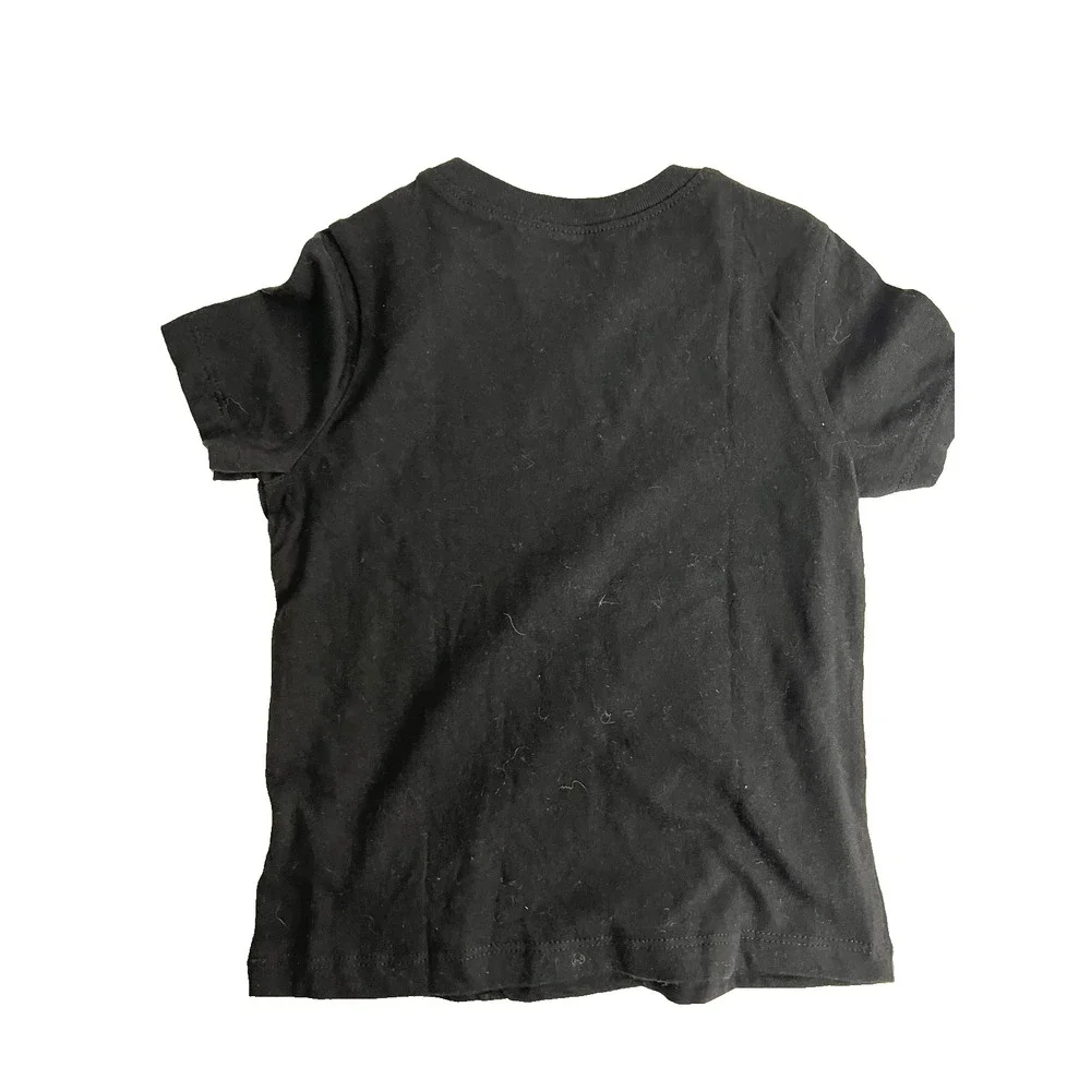 Old Navy Shirt Boys 3T Black Short Sleeve Basic Tee‎ New Cotton Casual Crewneck